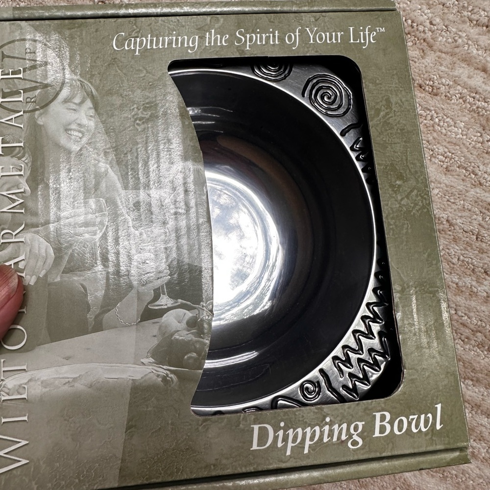 Wilton Armetale Reggae Dipping Bowl Small Snack Serving Bowl Cook/Chill/Grill 6” - Picture 11 of 15